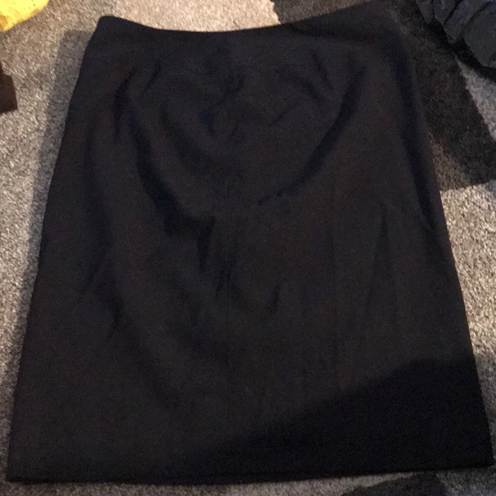 Black A line skirt